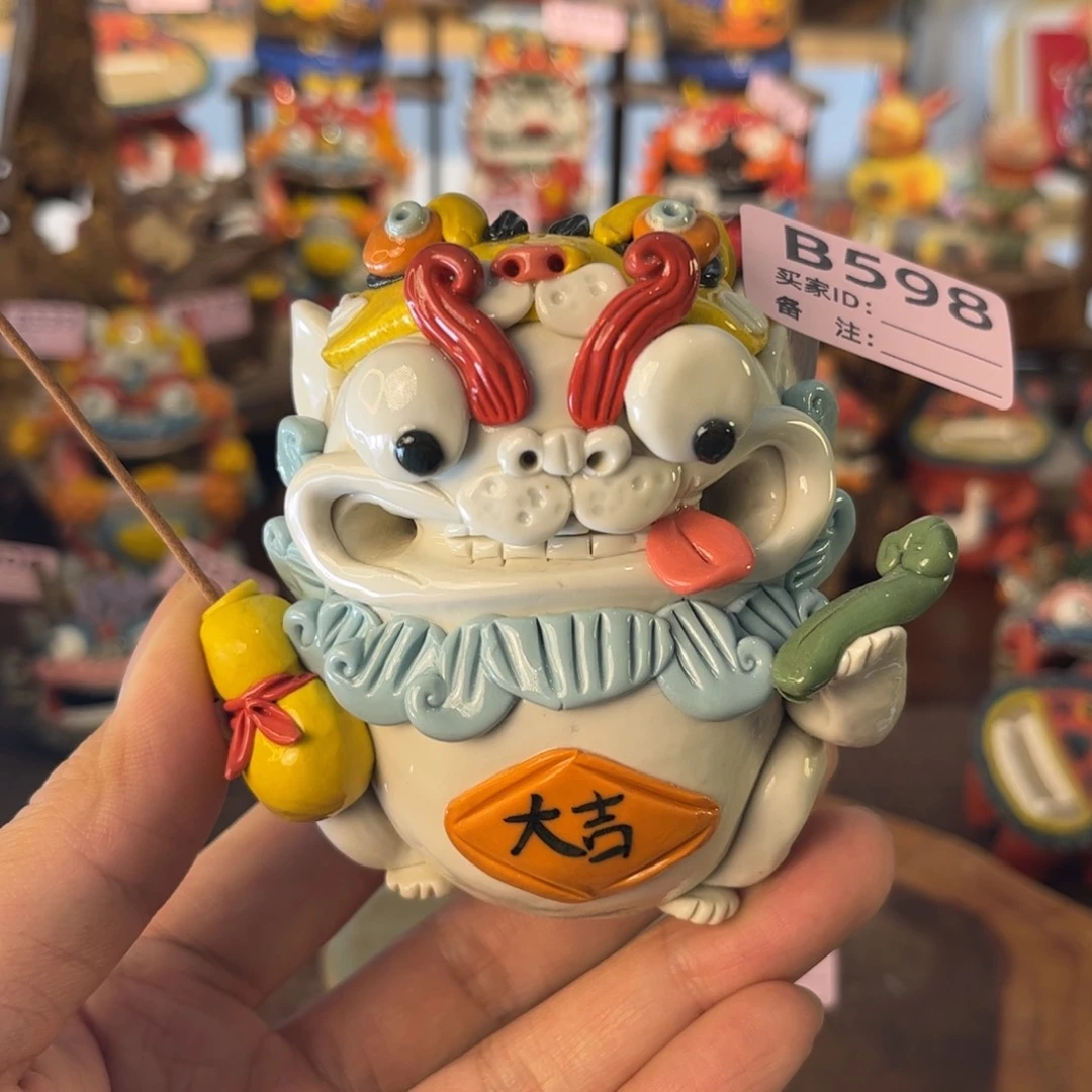 泥塑纯手工茶宠摆件