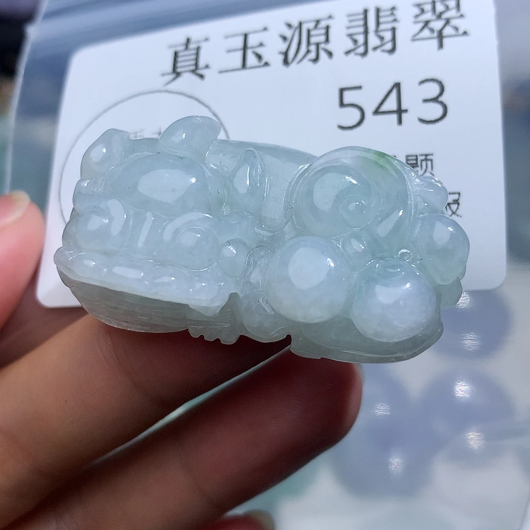 翡翠未镶嵌颈饰543