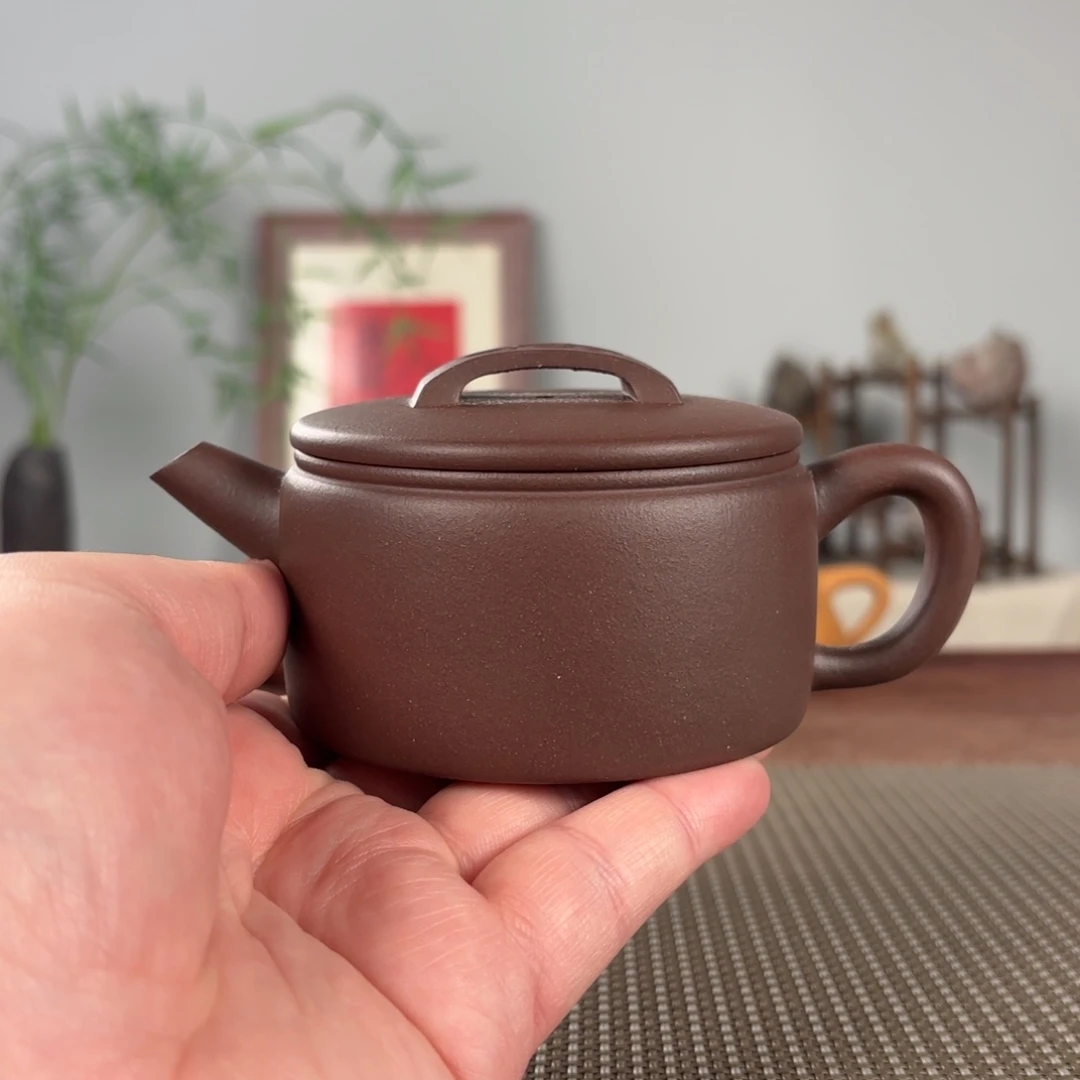 茶壶紫砂微瑕黄龙山原矿紫砂壶