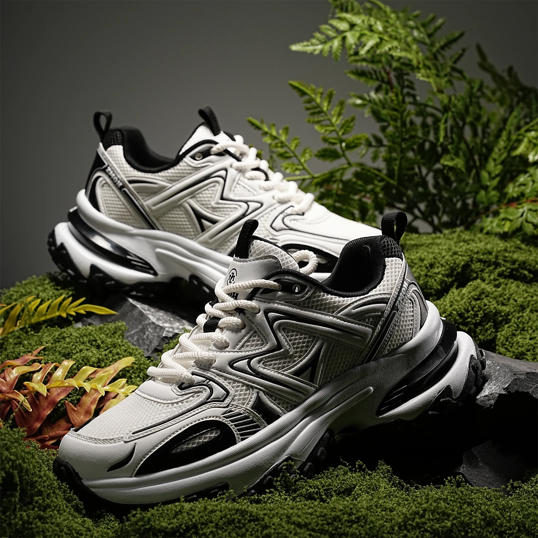 ZMOH新款户外运动登山鞋城市百搭老爹休闲鞋男女春夏秋厚底耐磨