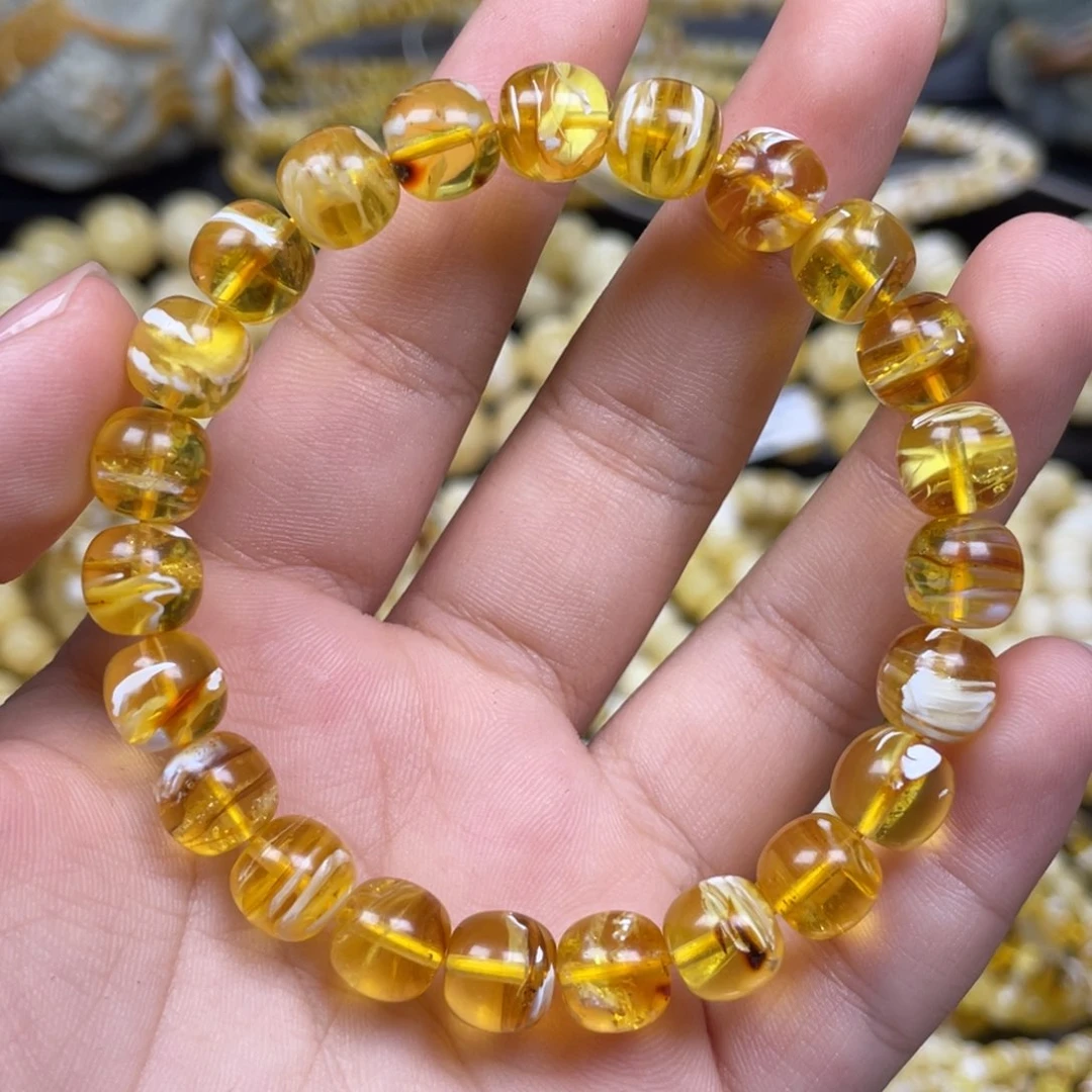 蜜蜡未镶嵌珠宝奇石9m