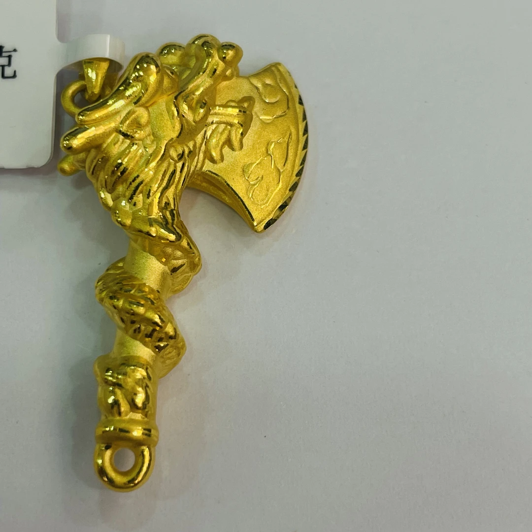 【北北专享】足金999饰品斧头吊坠 3.51 GP