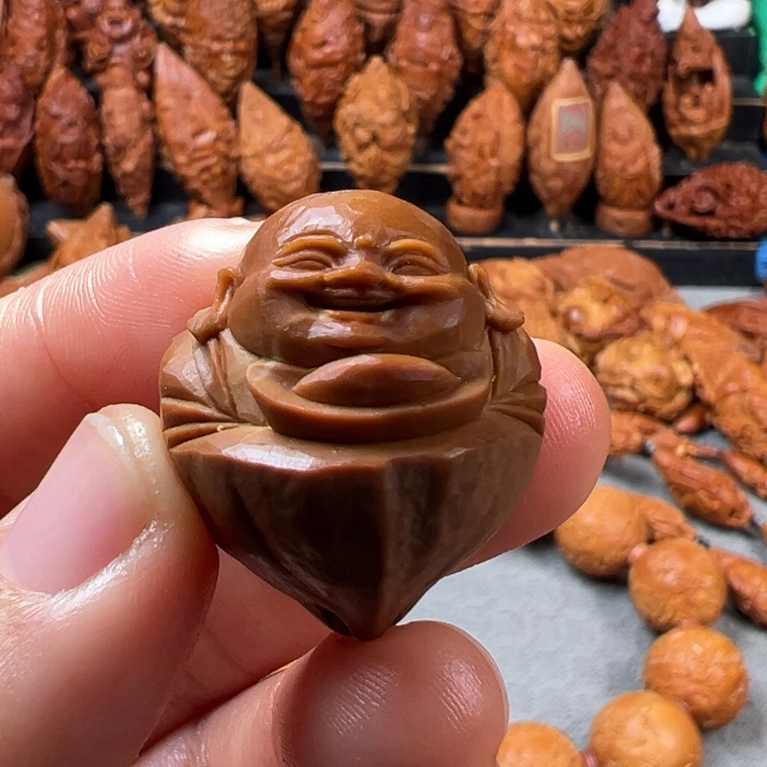 手串/手链橄榄核2.3铁核 包衣米勒佛吊坠