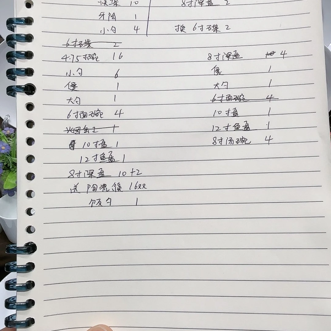 陶高白瓷自由组合餐具