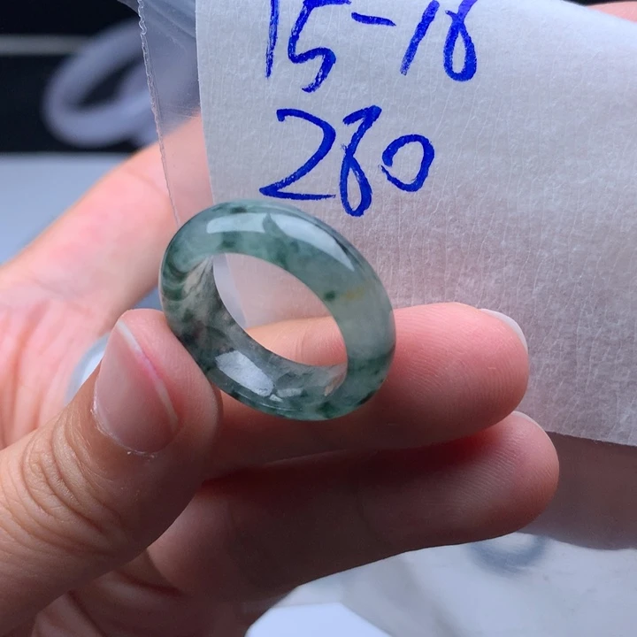 未镶嵌戒指翡翠戒圈