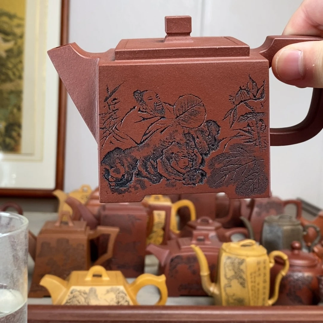 茶壶紫砂原矿泥料传统工艺制作