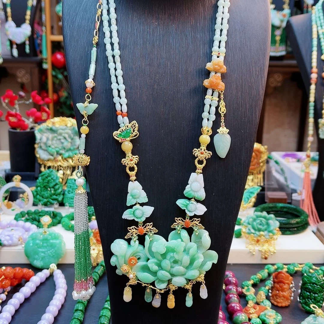 翡翠合金颈饰48小时鉴赏期