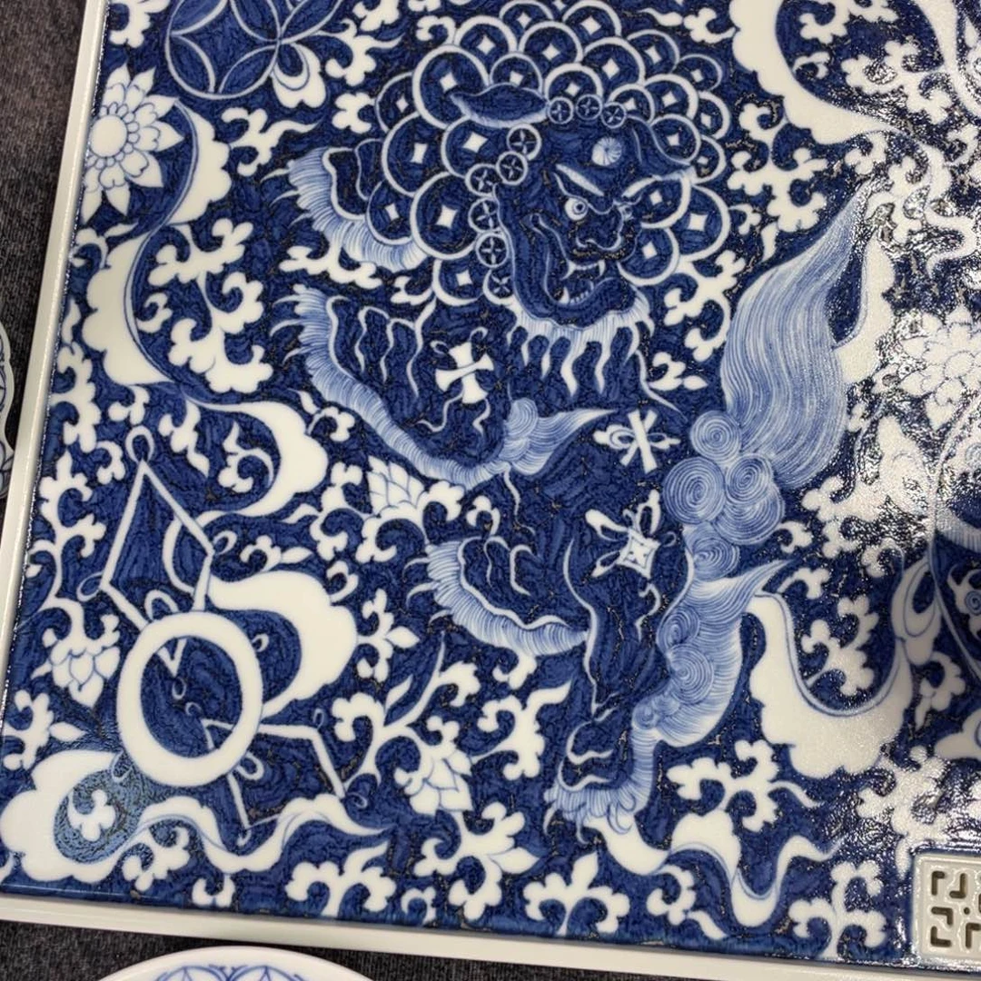蒙***鼎景德镇陶瓷手工手绘