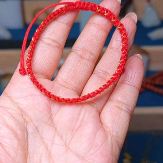 other其他（非贵金属类材质）红绳手工编织