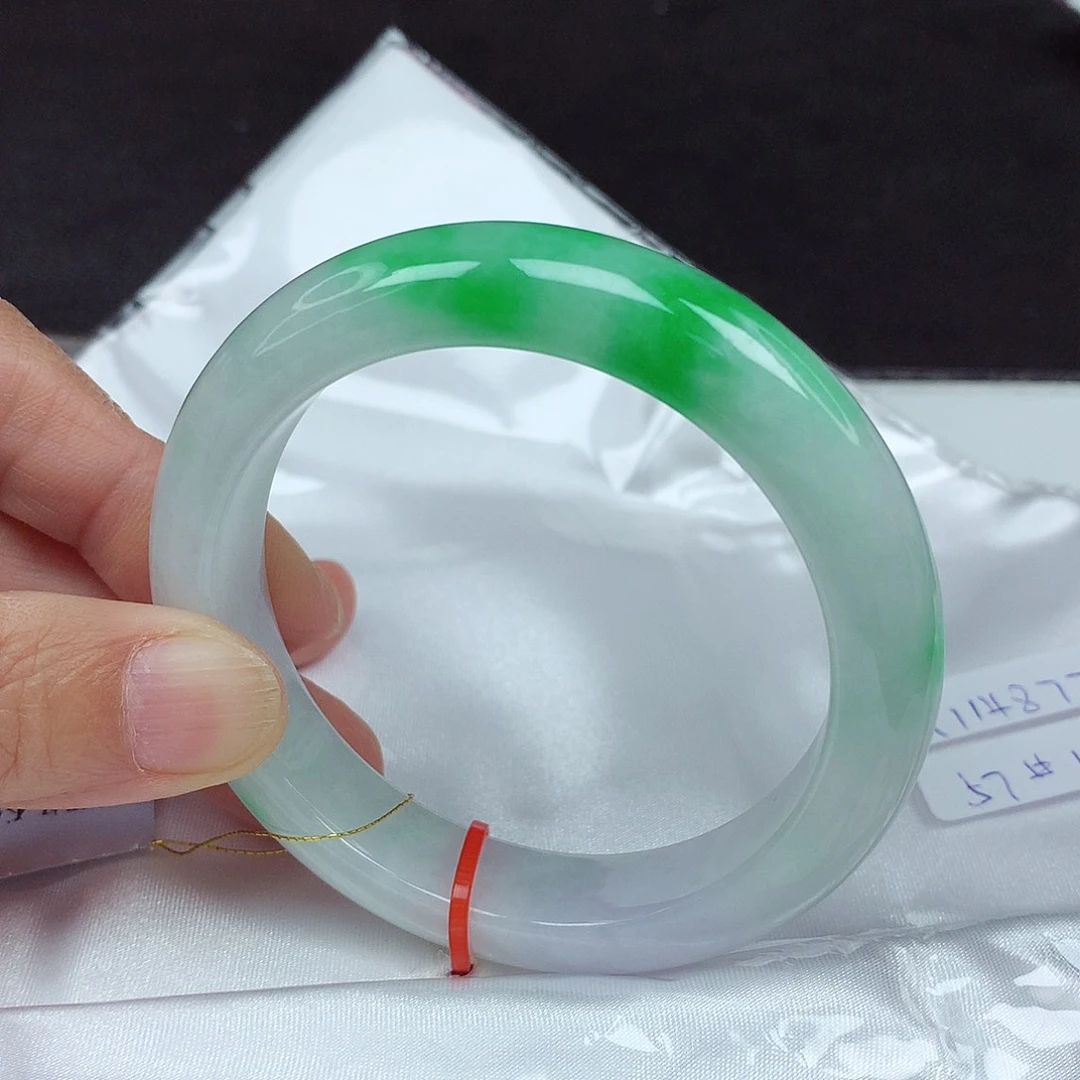 未镶嵌手镯翡翠57圈4877