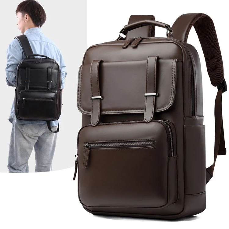 大学生韩版户外双肩包简约书包时尚潮流旅游背包青年休闲男包