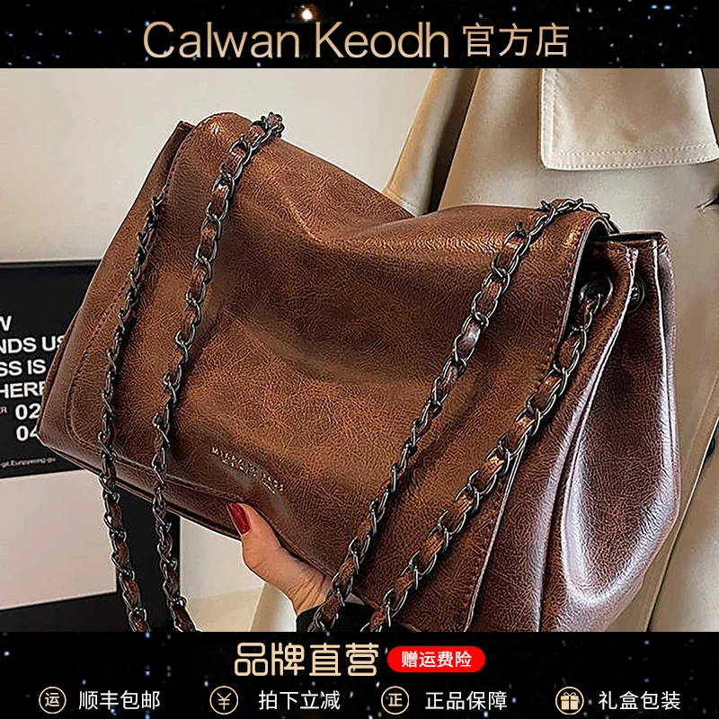 Calwan Keodh通勤包包女上班专用单肩邮差包生日新年礼物送女生