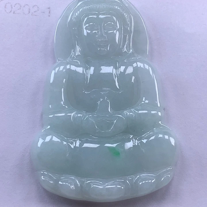 颈饰未镶嵌翡翠玉观音吊坠