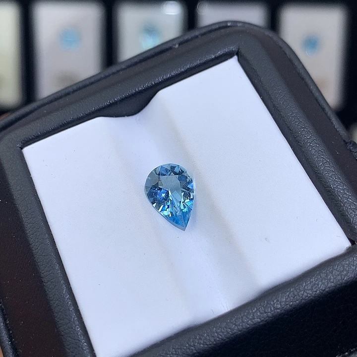 海蓝宝石裸石1.22克拉，特价