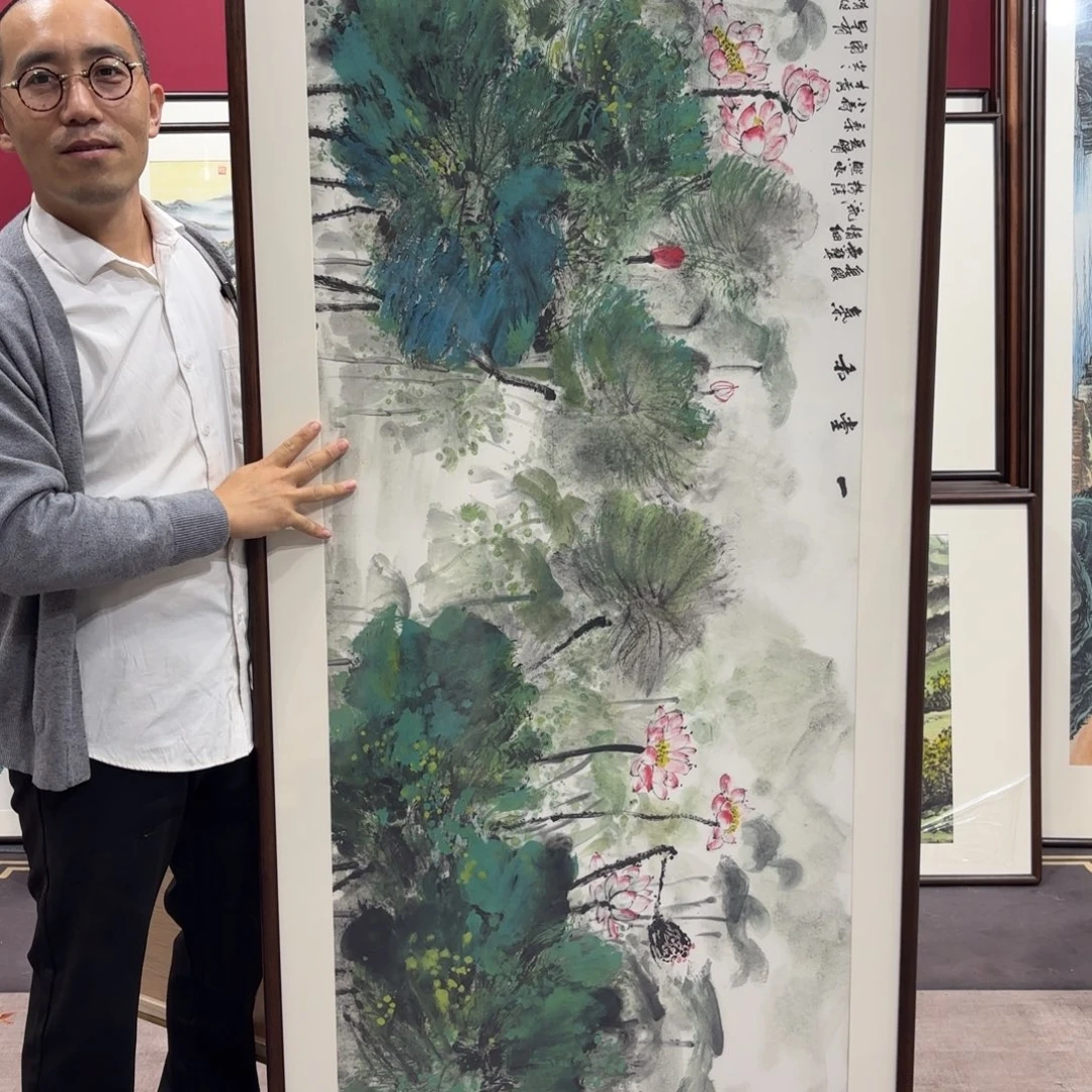 逍***游国画手绘作品210/80