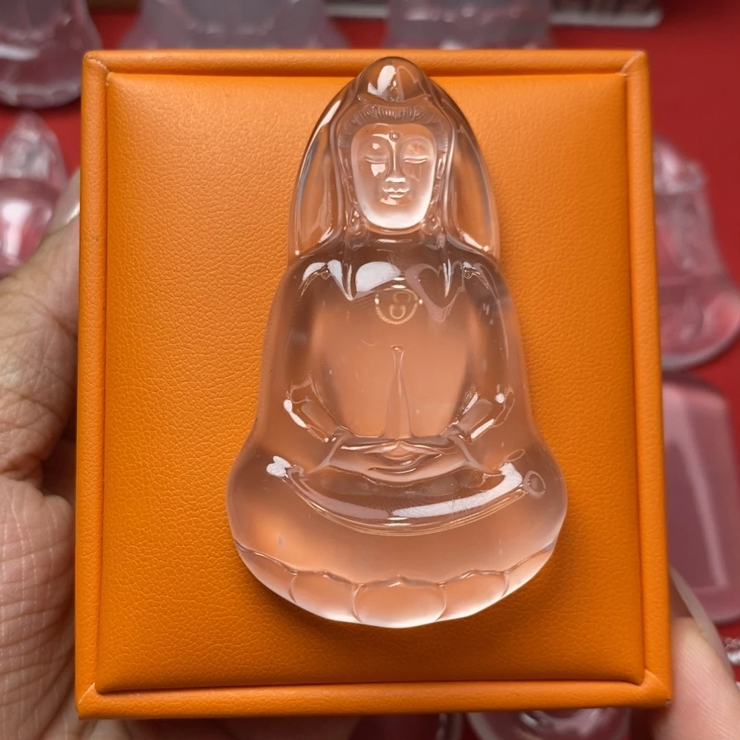 鹤***天石英质玉未镶嵌吊坠