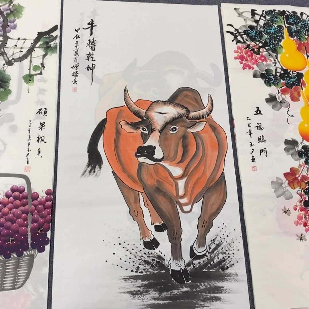 国画尺寸140✖️70四尺精品手绘画