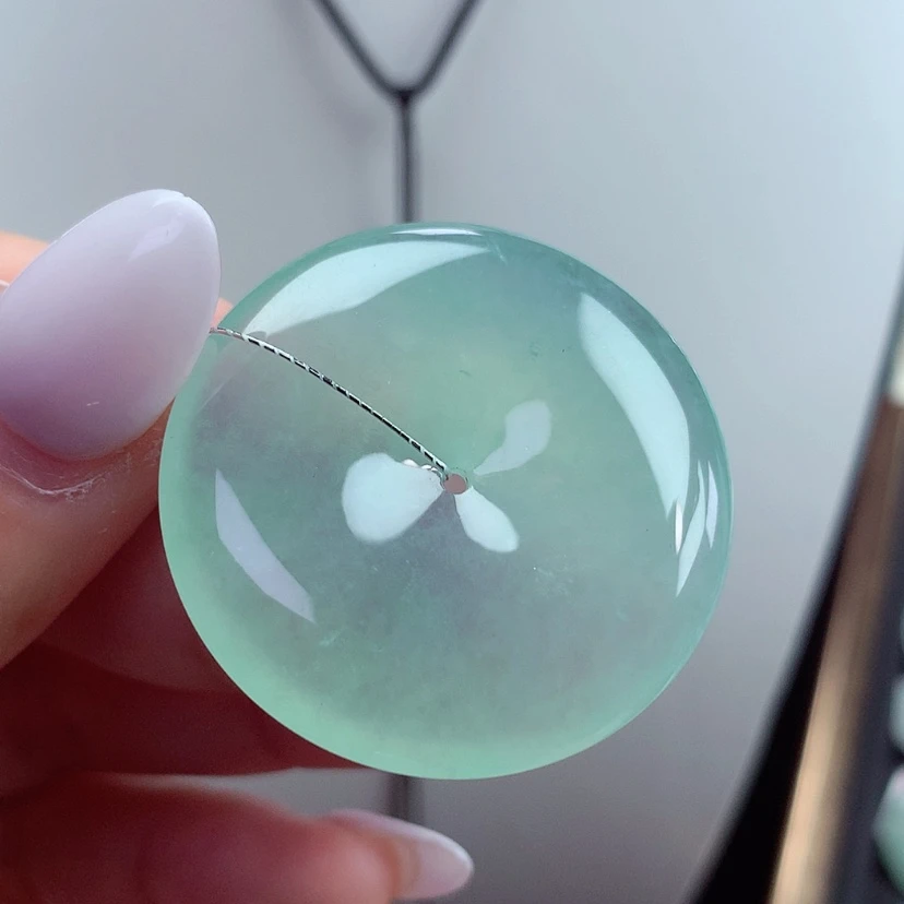 【闪购商品】颈饰未镶嵌翡翠尺寸35.2-6.5