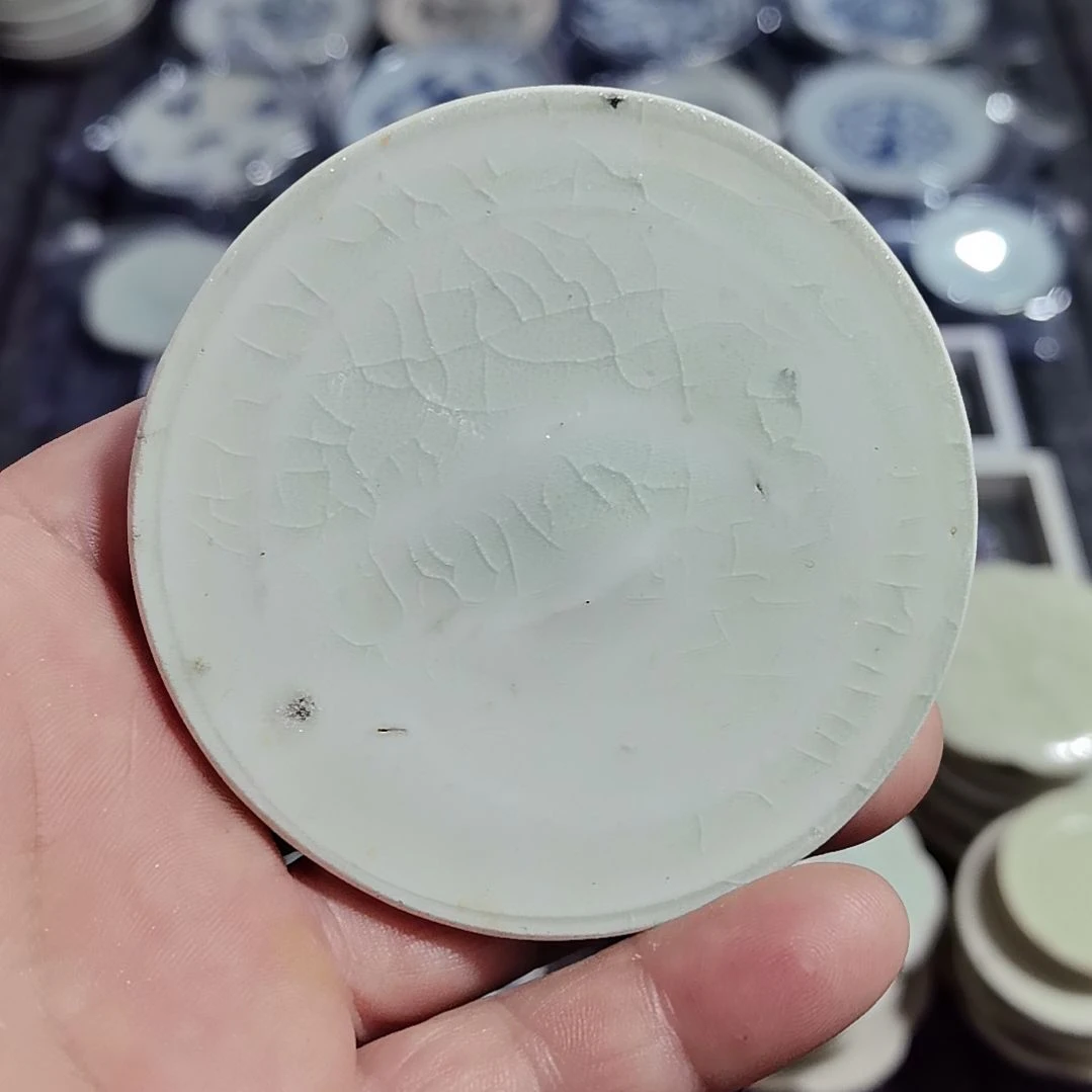 瓷片青花影青杯垫标夲全选