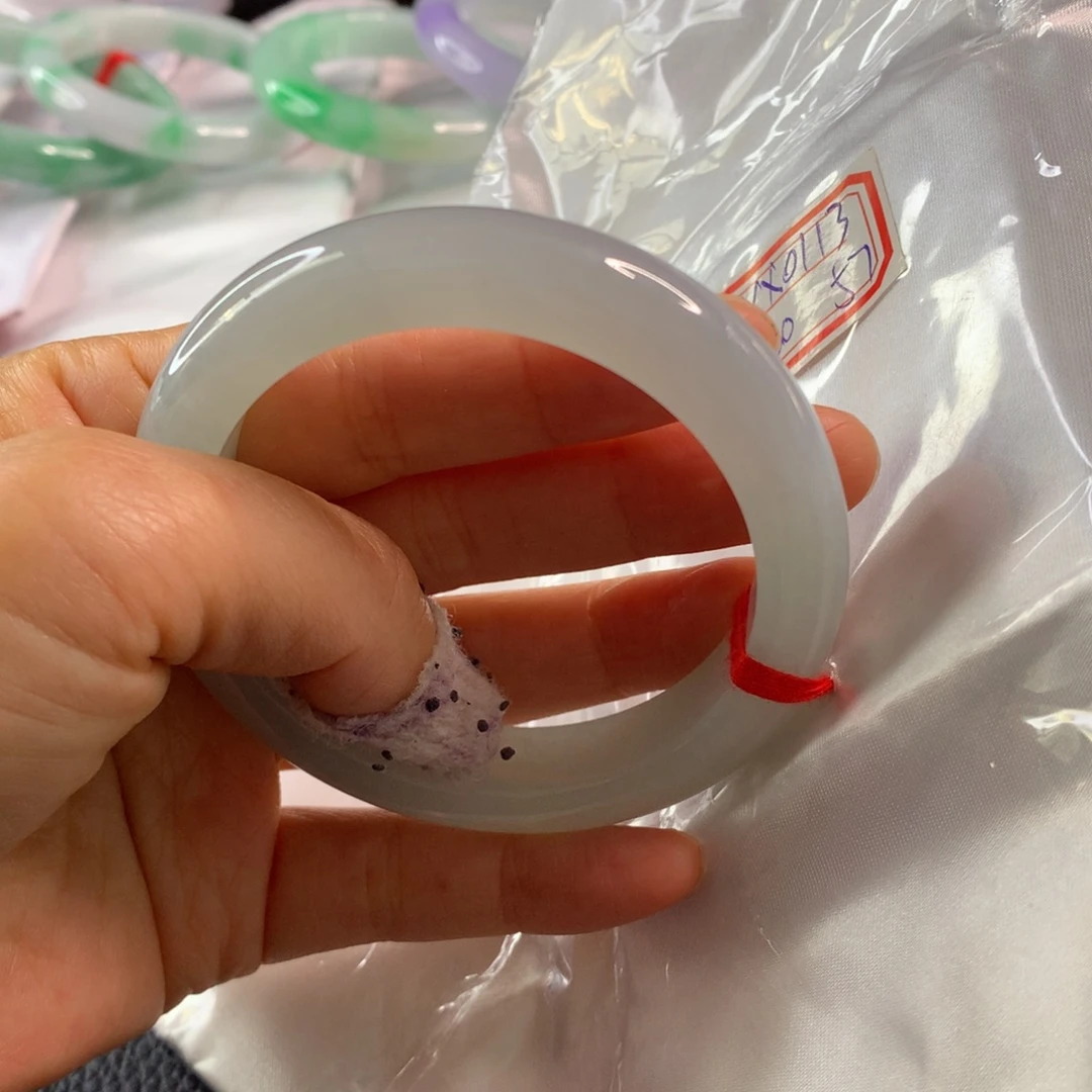 翡翠未镶嵌手镯翡翠手镯56.9