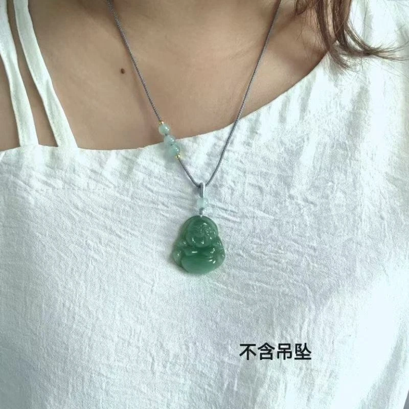 高档子晴水色细项链绳女吊坠挂绳挂脖挂坠挂件绳简约轻奢