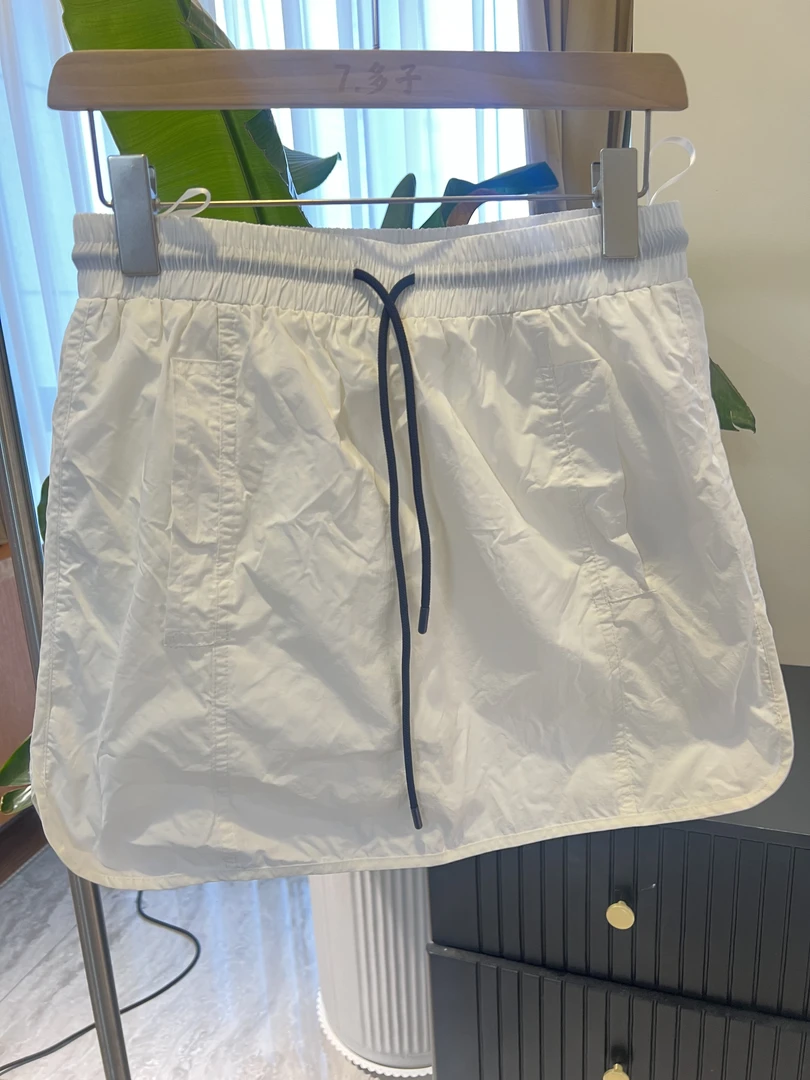 【慧慧家】韩国.2025定制款 韩系时尚抽绳工装小半裙