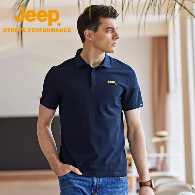 JEEP/吉普男式战术型短袖polo衫新品上新城市休闲系列J222094593