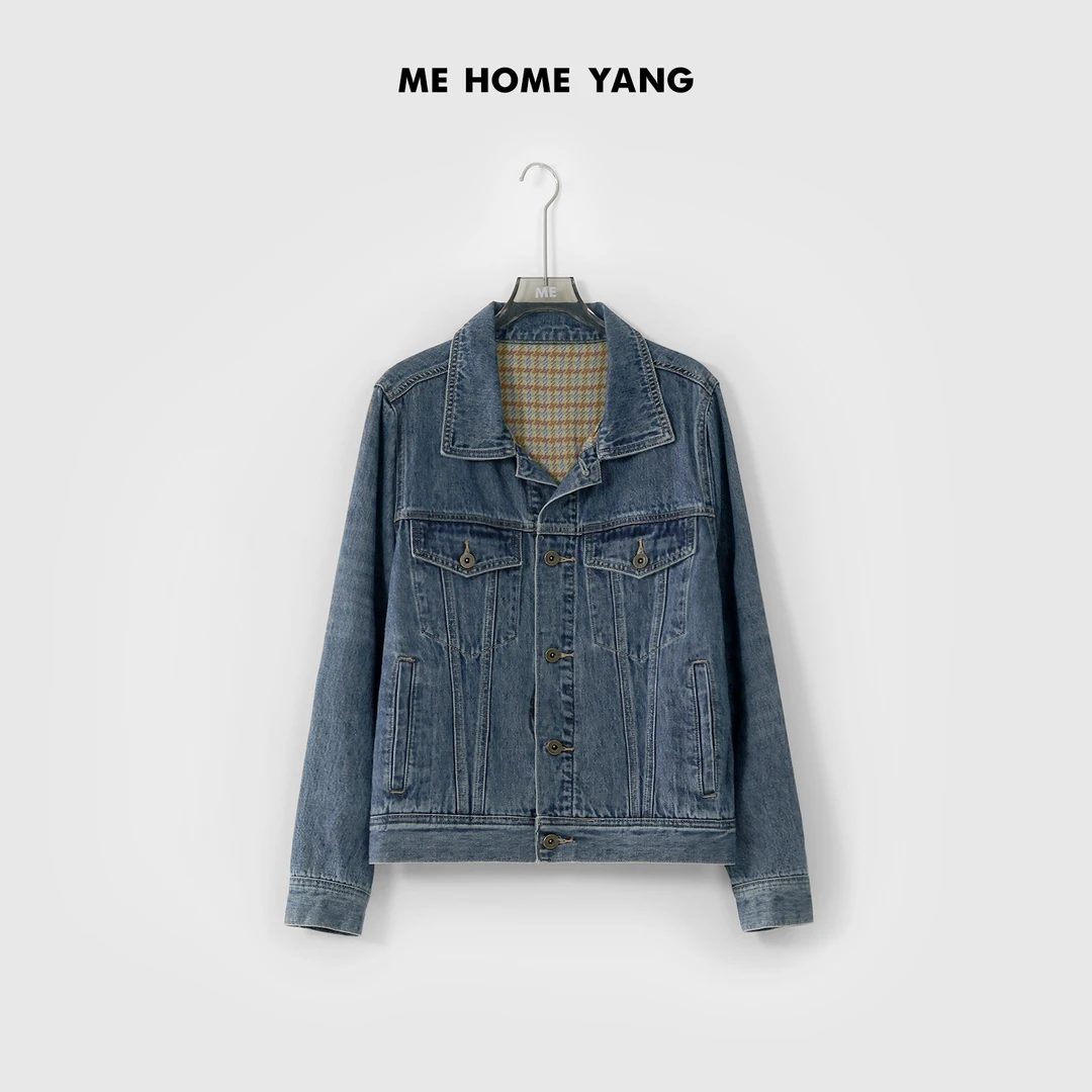 ME【凯旋字母】重工轻奢时尚百搭宽松休闲牛仔外套MEQC1995