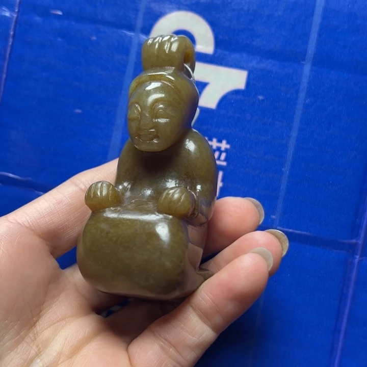丁***未镶嵌和田玉挂件