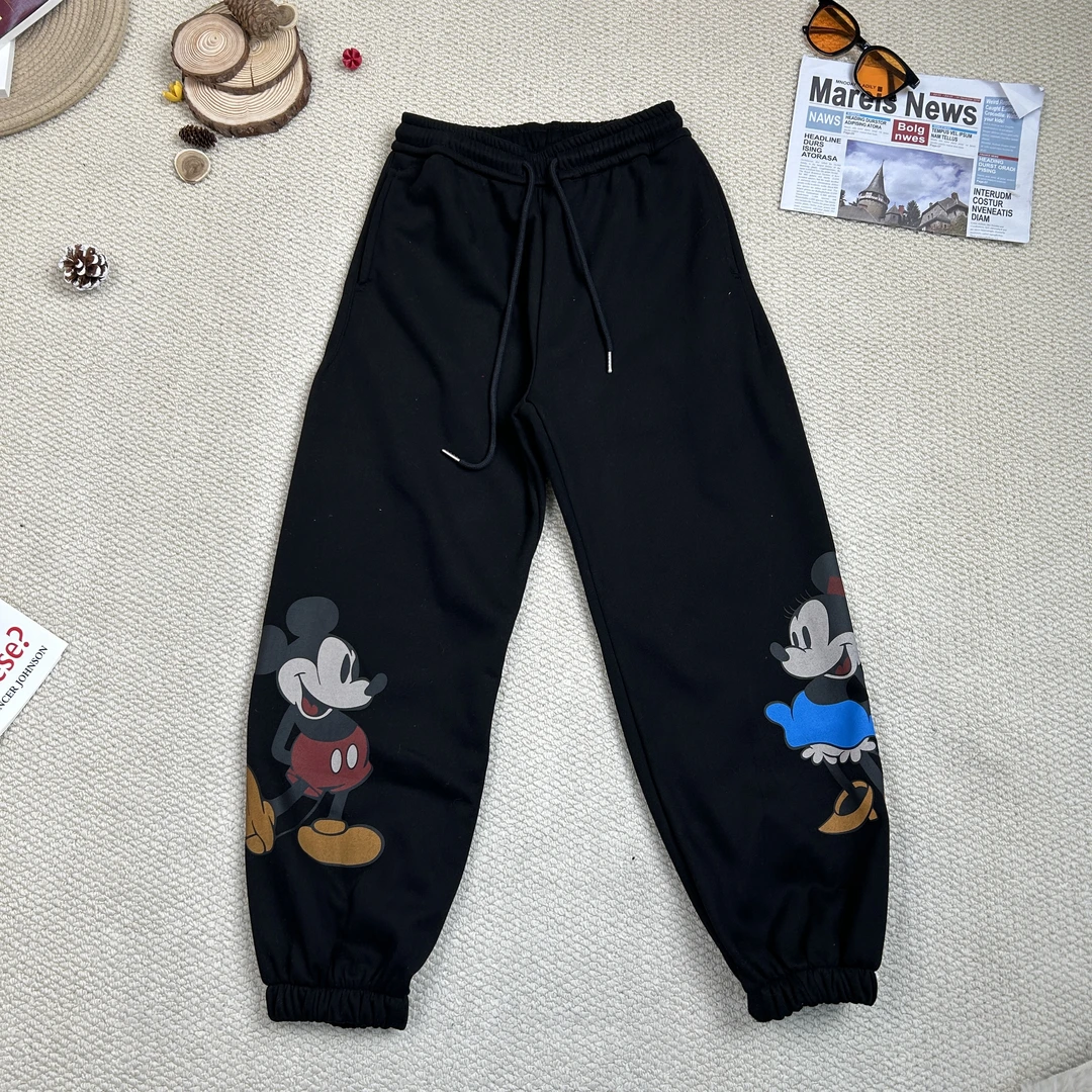 2024秋冬季新款加绒加厚休闲裤束脚裤8455