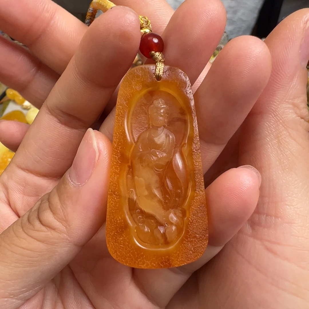 蜜蜡未镶嵌裸石琥珀