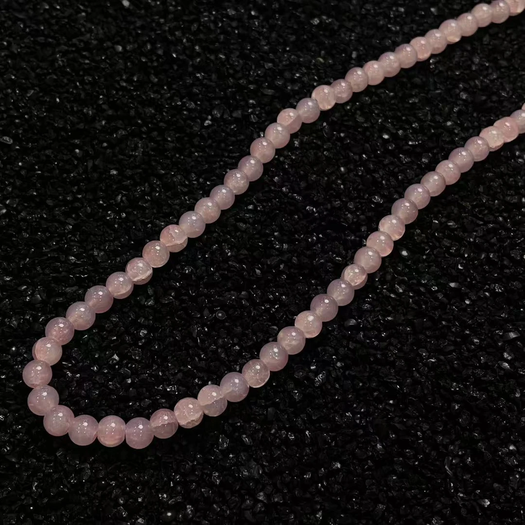 钛钢仿水晶项链 岩朵饰品-1051-时尚项链-3