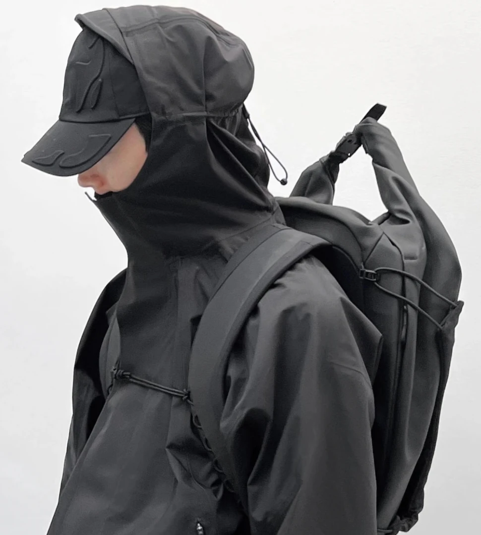 户外雷NIAO连帽软壳冲锋衣男女同款防水耐磨防风外套夹克