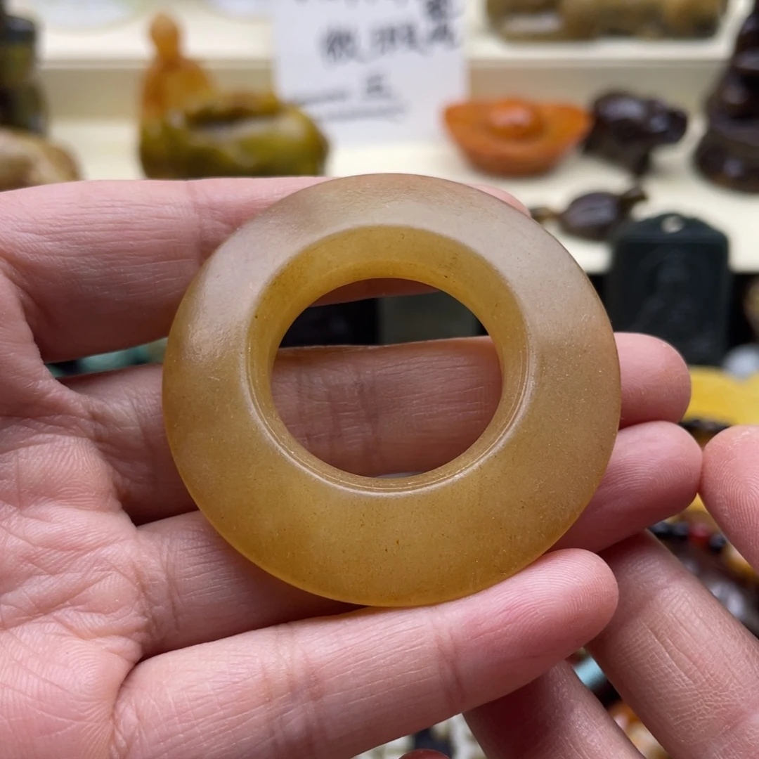 未镶嵌蛇纹石玉颈饰33