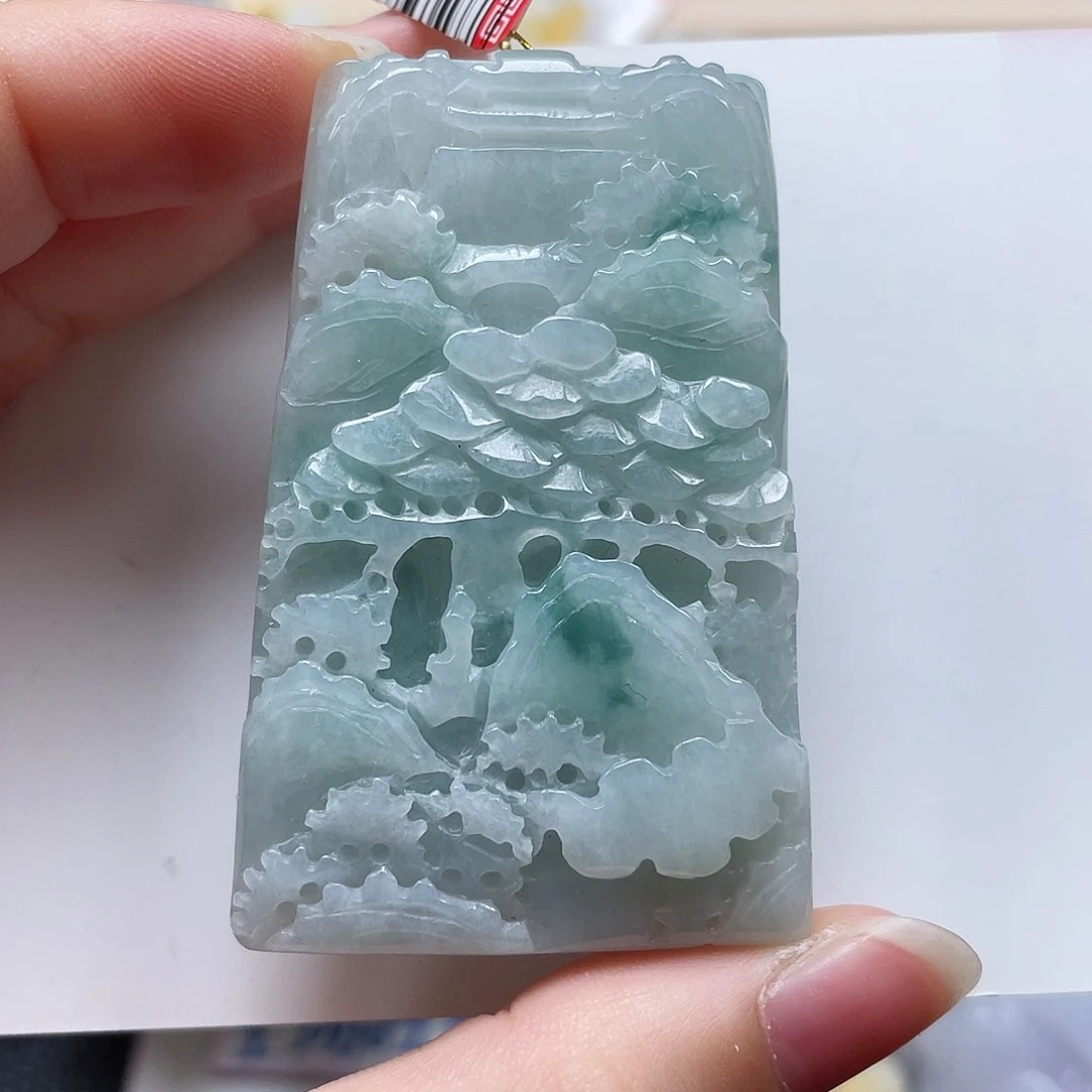 翡翠未镶嵌吊坠(不含链)翡翠