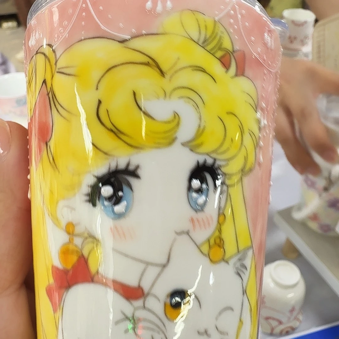 陶瓷便携款景德镇手绘小杯子