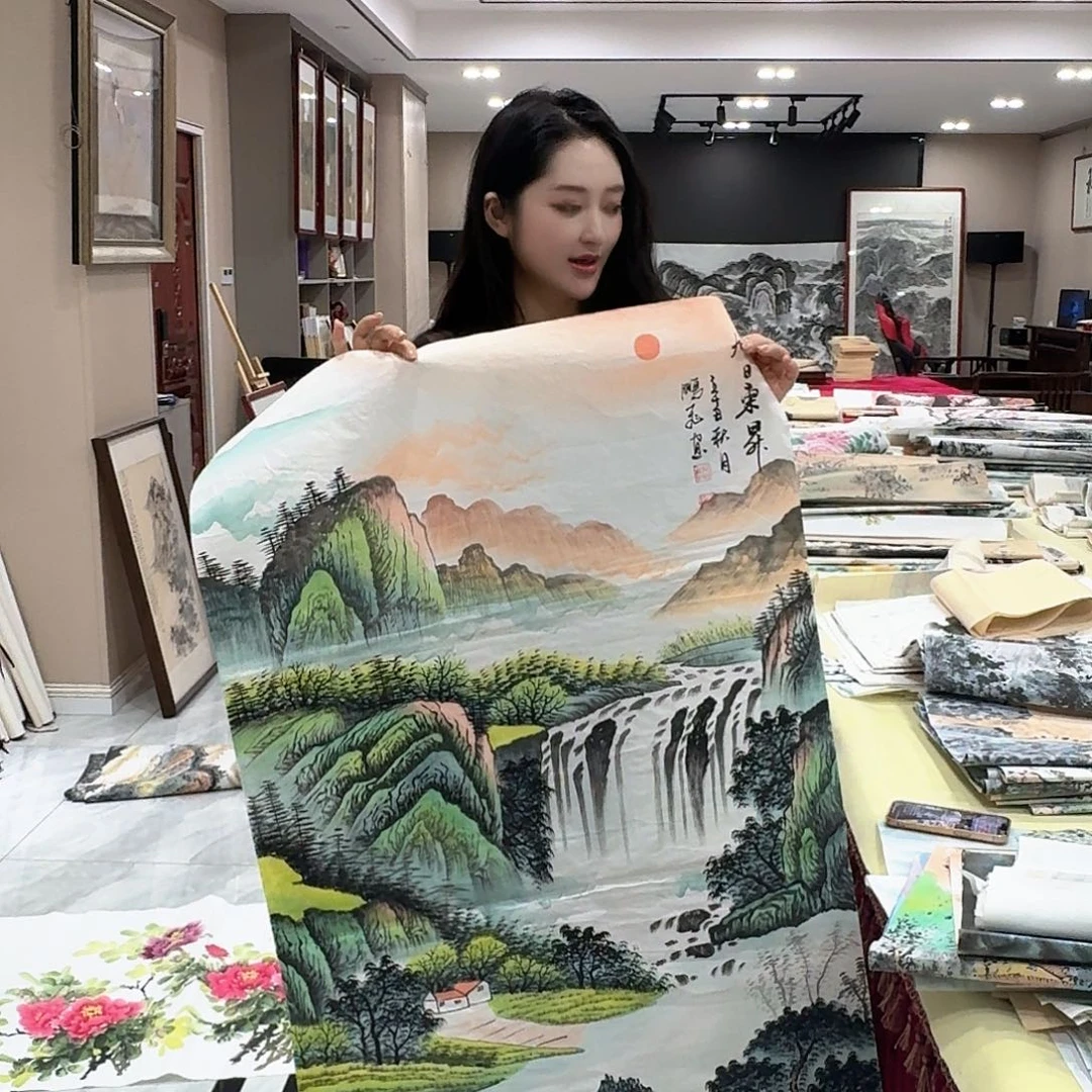 国画国画作品多次入选