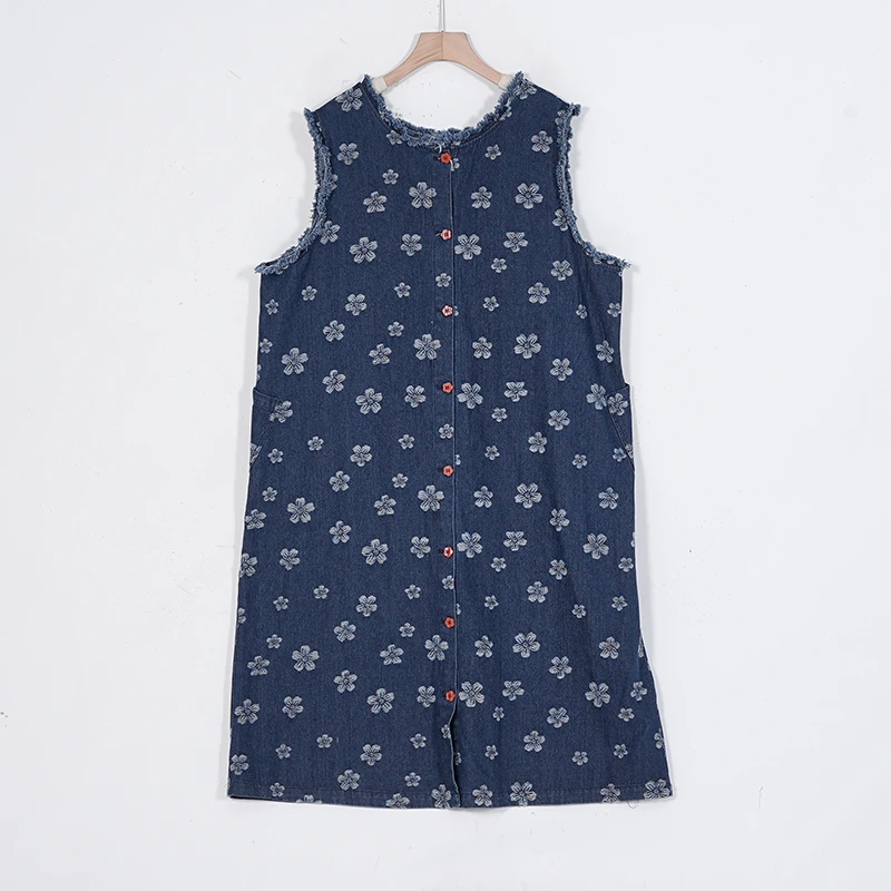 【蓉哥出品】两面穿牛仔马甲裙C21