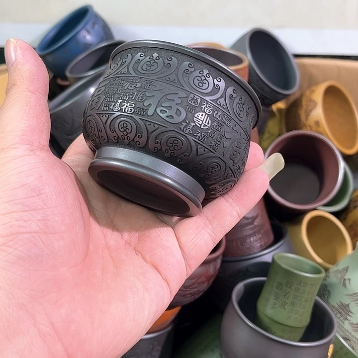 茶杯紫砂全手工紫砂主人杯