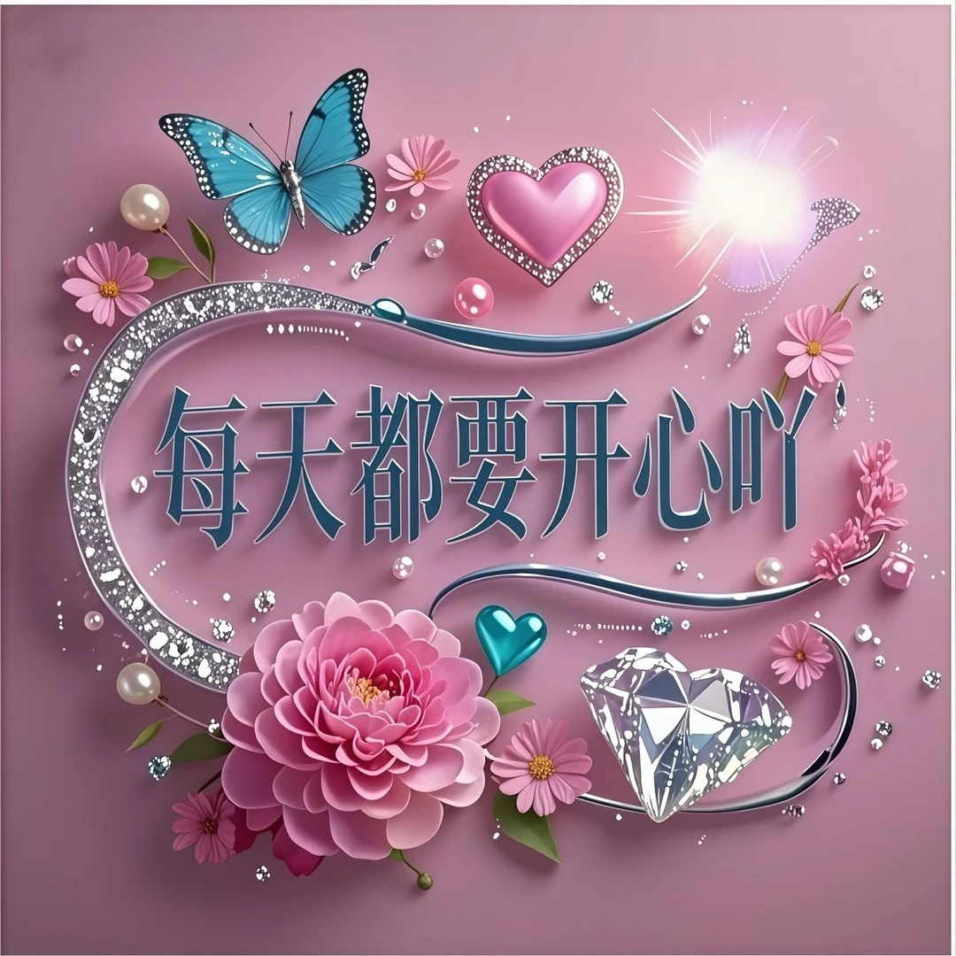 每天都要开心浪漫怀旧卧室客厅厨房出租屋墙壁门不留痕海报贴纸