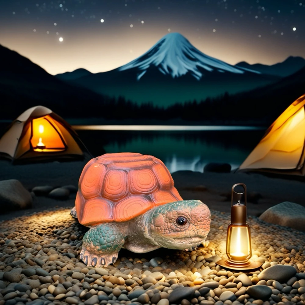 户外仿真红色乌龟造景装饰品摆件花园庭院草坪工艺雕塑小品