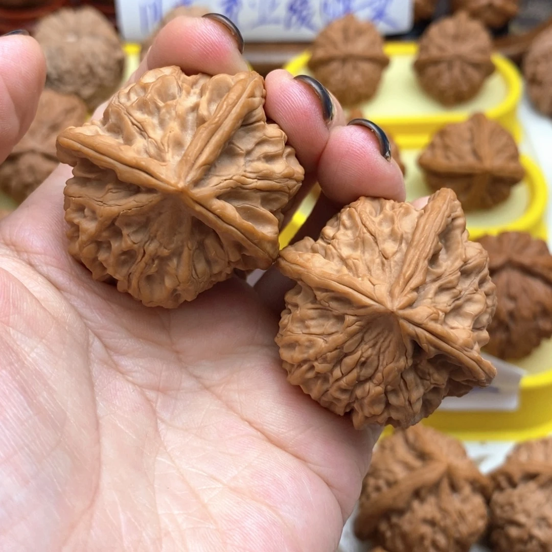 把件文玩核桃44尺全品玉玺丁