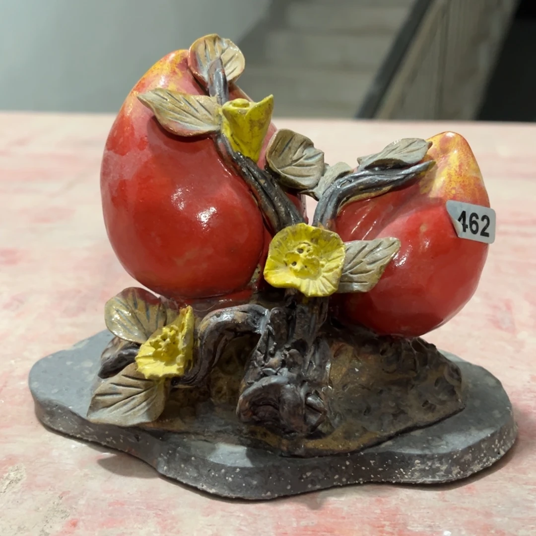 摆件纯手工抽象陶瓷摆件微瑕462