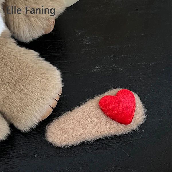 芒果优选-爱心毛绒绒掰掰夹