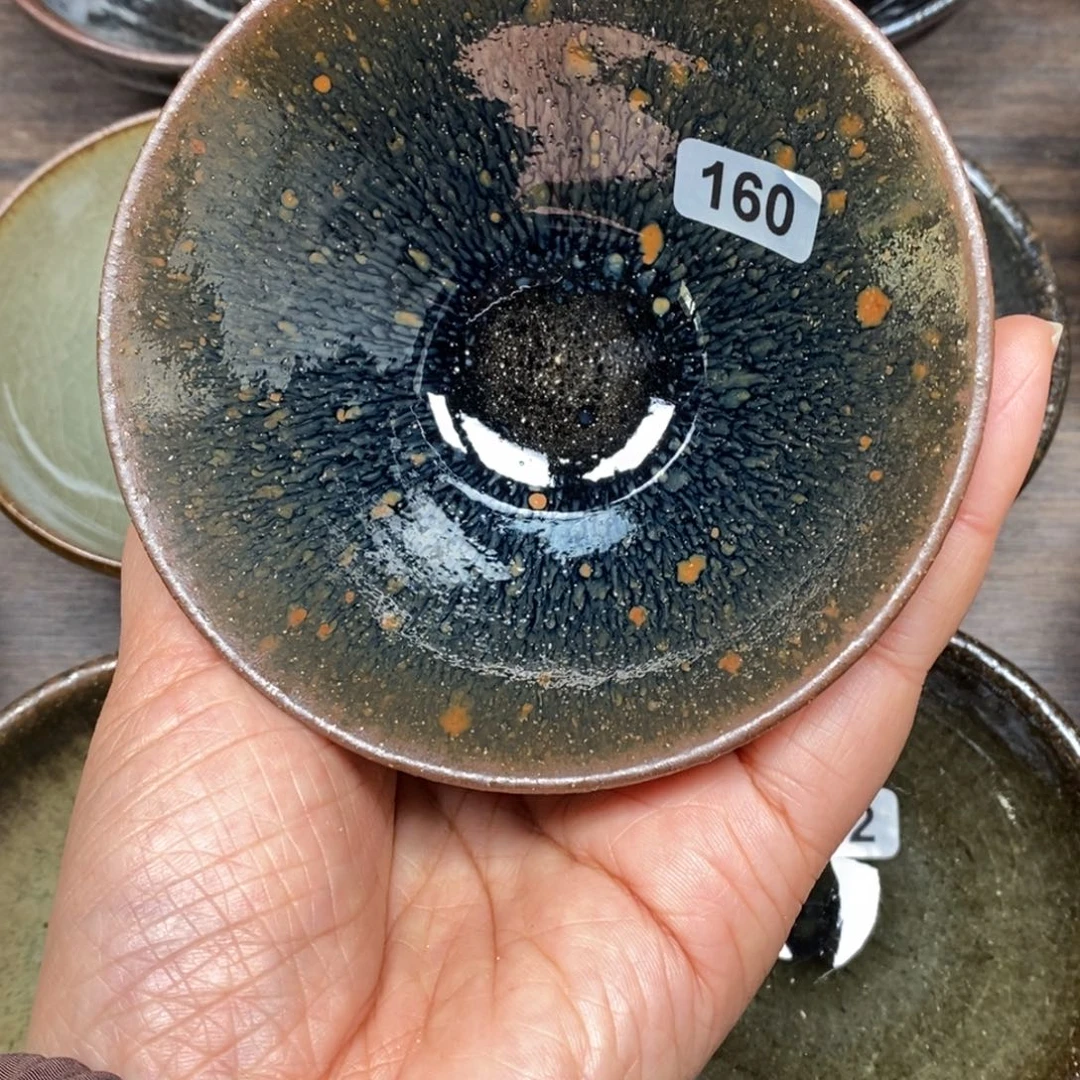 茶盏龙窑柴烧自然还原160