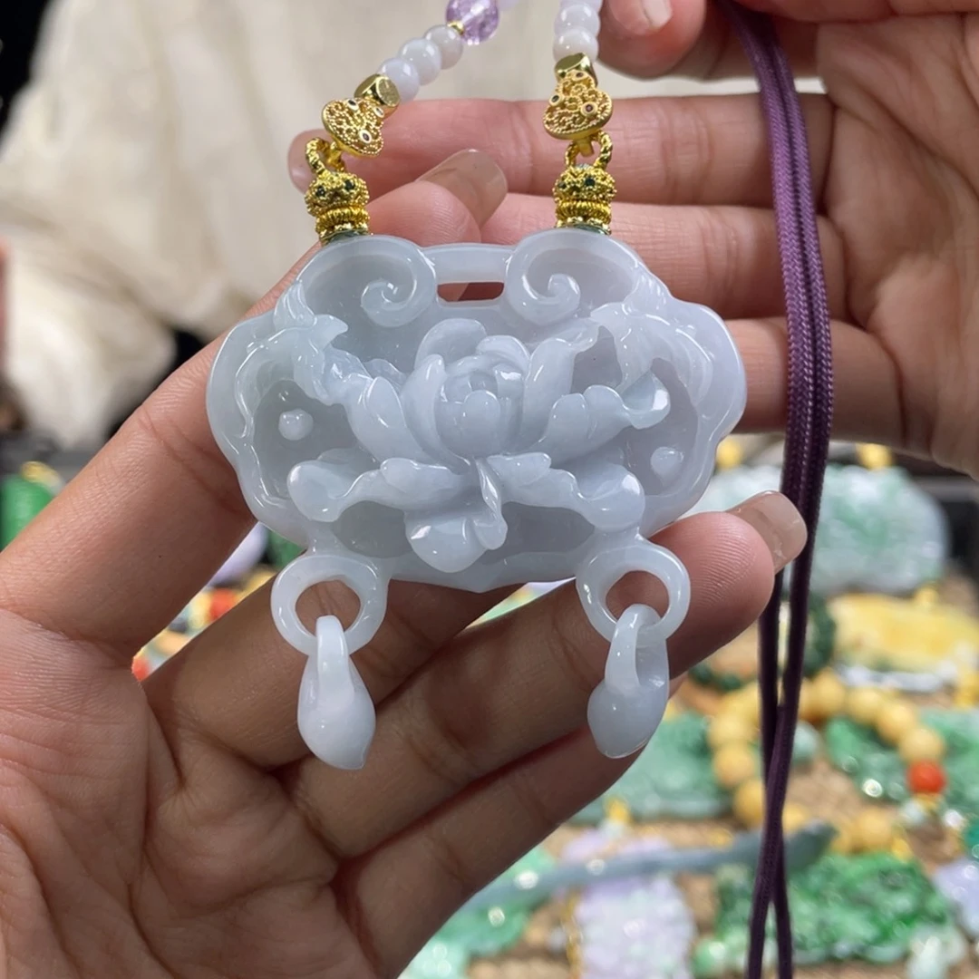 翡翠颈饰未镶嵌代编织