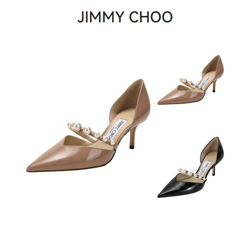 Jimmy Choo周仰杰 女士尖头高跟鞋6.5cm AURELIE 65 XKM