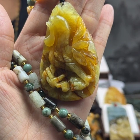 岫玉挂件未镶嵌挂件
