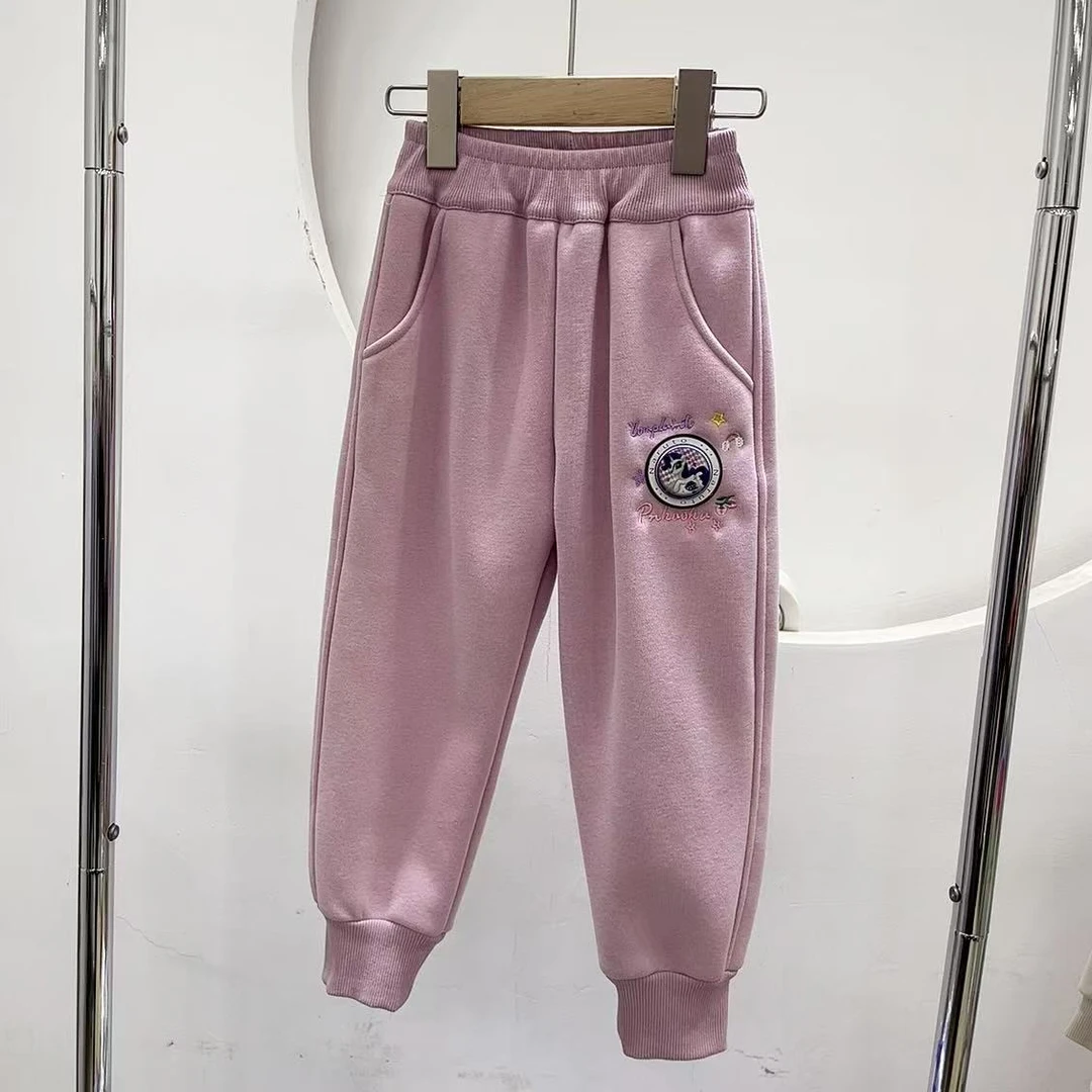 【一体绒】儿童加绒运动裤3300