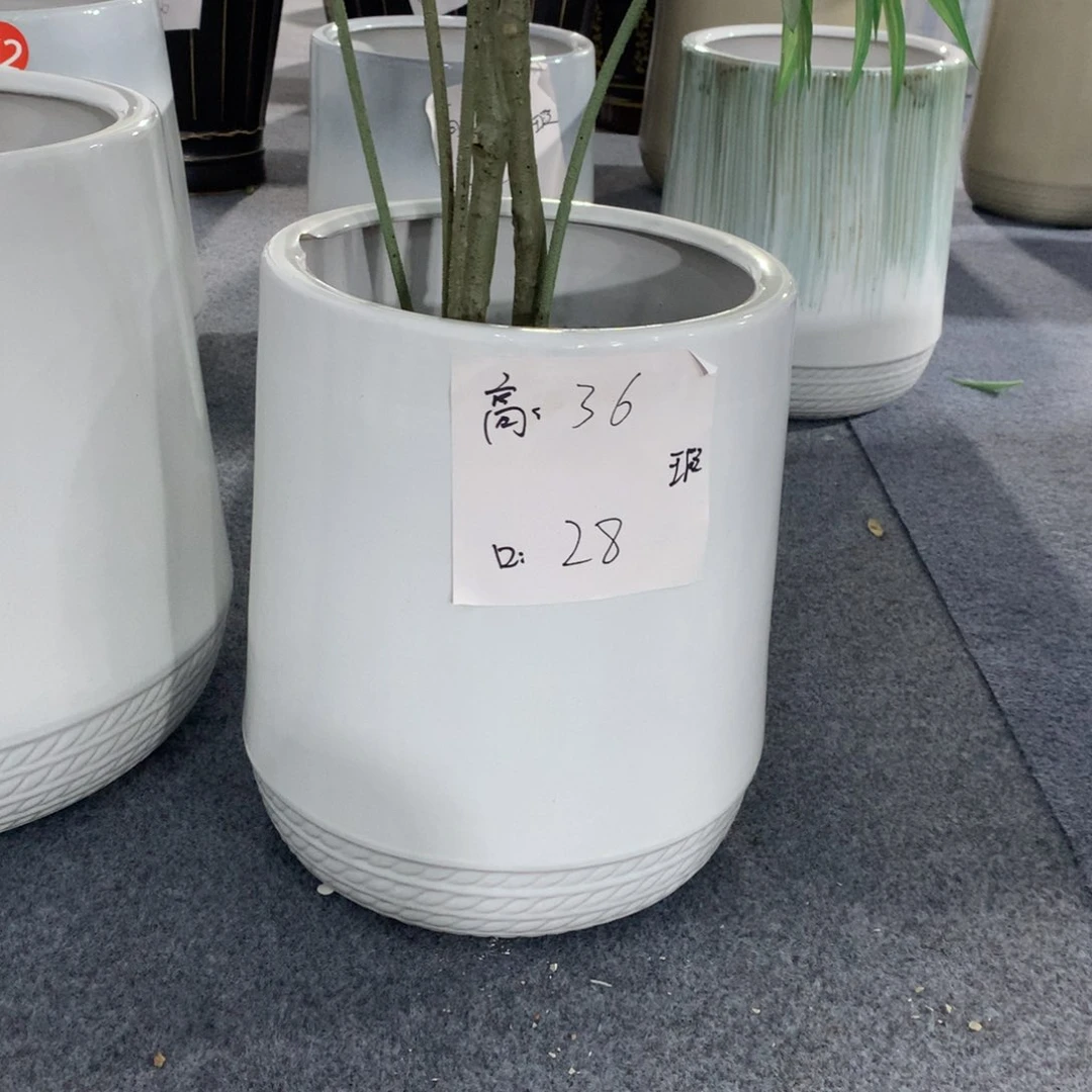 高温陶瓷花盆微瑕